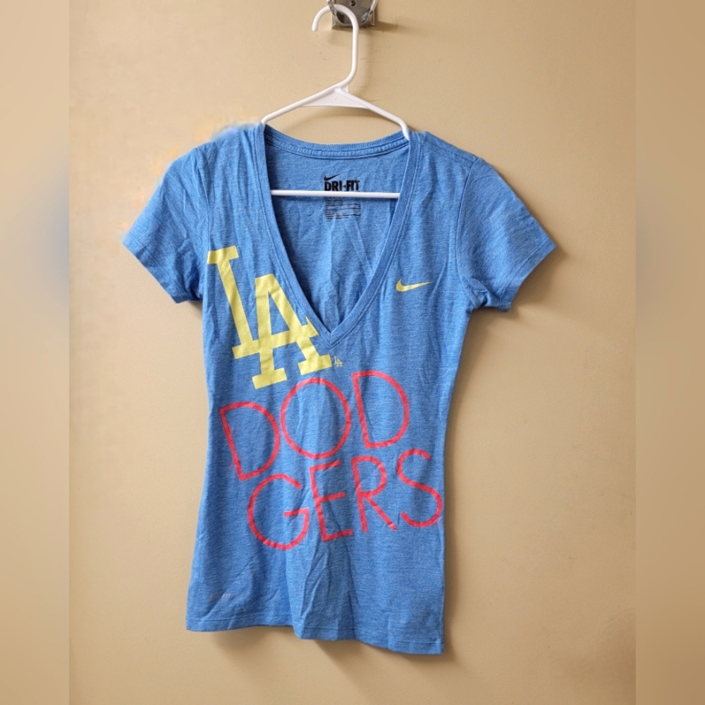 LA Dodgers Retro Neon V-neck XS Nike